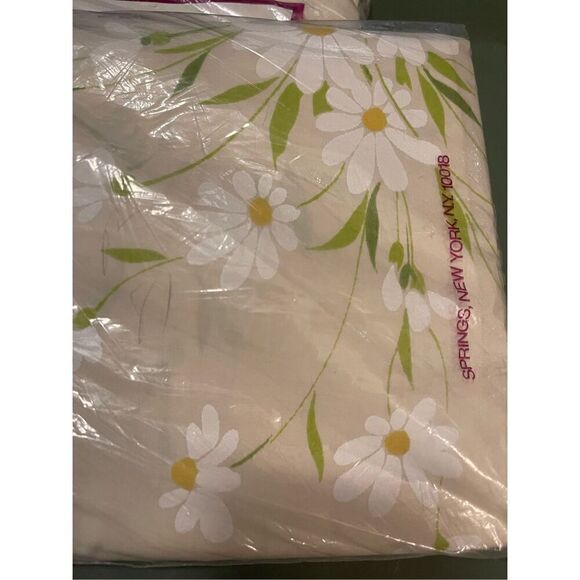 Vintage Two New Packages No-Iron Percale Double Flat Sheets 81x96” made in USA - Picture 4 of 10